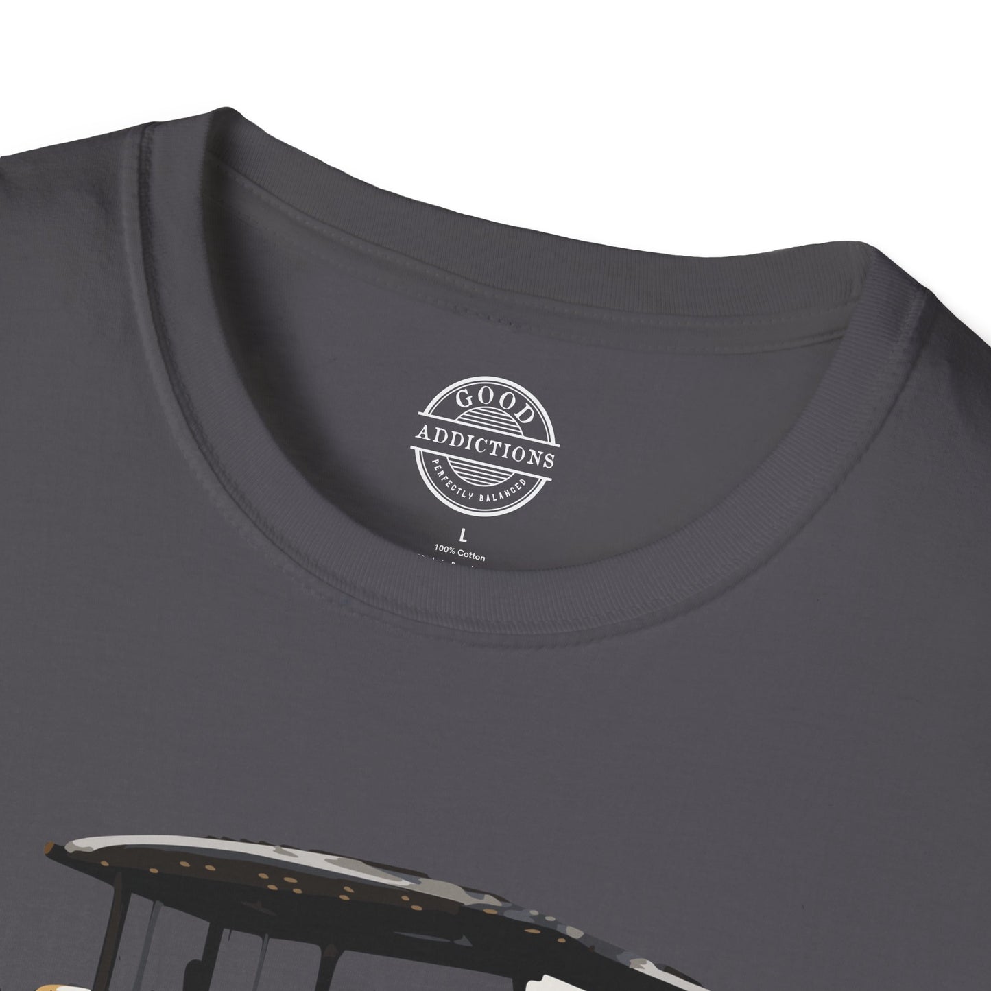 Golf Junkie T-Shirt – “Bling Cart Edition” Funny Luxe Tee for Stylish Players, Cart Lovers & Weekend Ballers