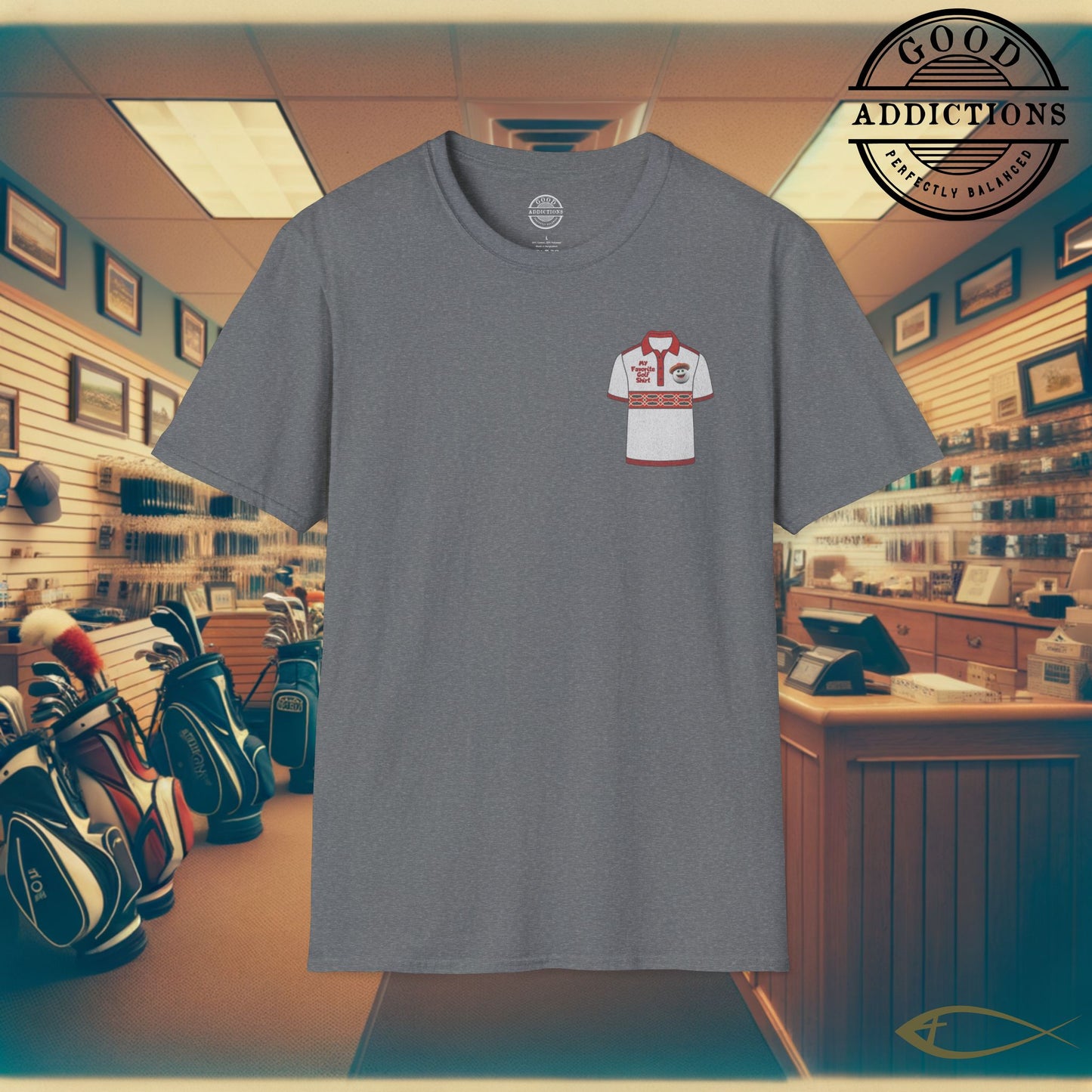 My Favorite Golf Shirt β Funny Minimalist Tee with Shirt Logo β Golf Humor for Players & Fans