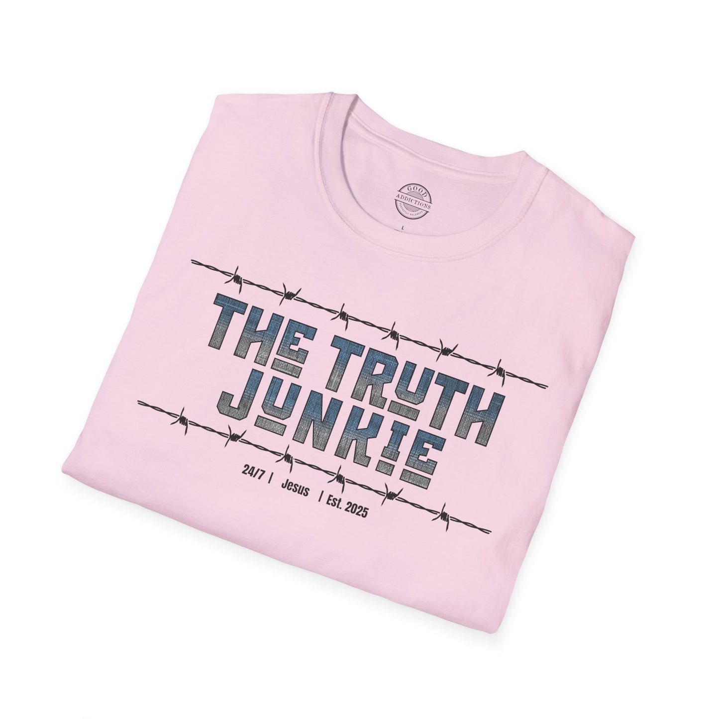 Truth Junkie -Unisex 100% Cotton T-Shirt -Faith Inspired