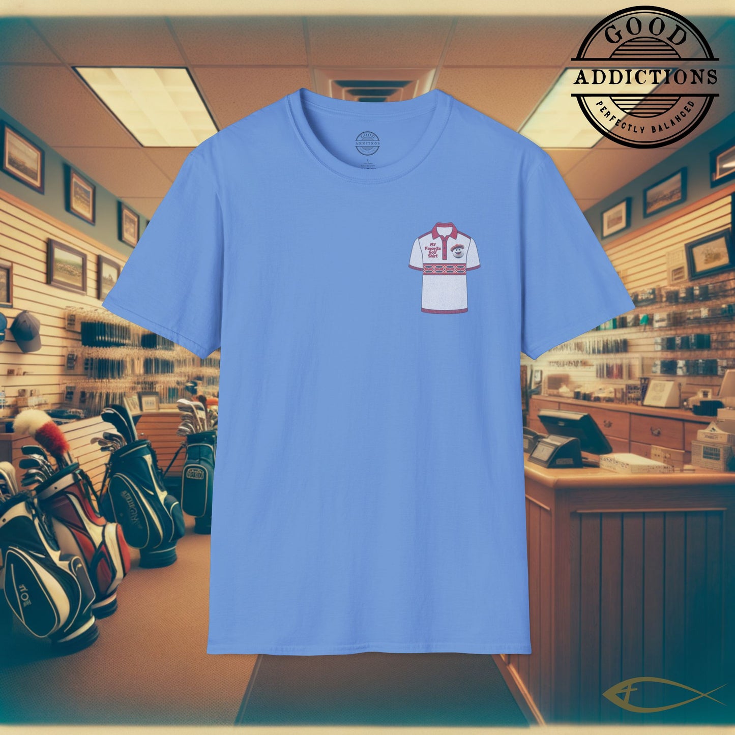 My Favorite Golf Shirt β Funny Minimalist Tee with Shirt Logo β Golf Humor for Players & Fans