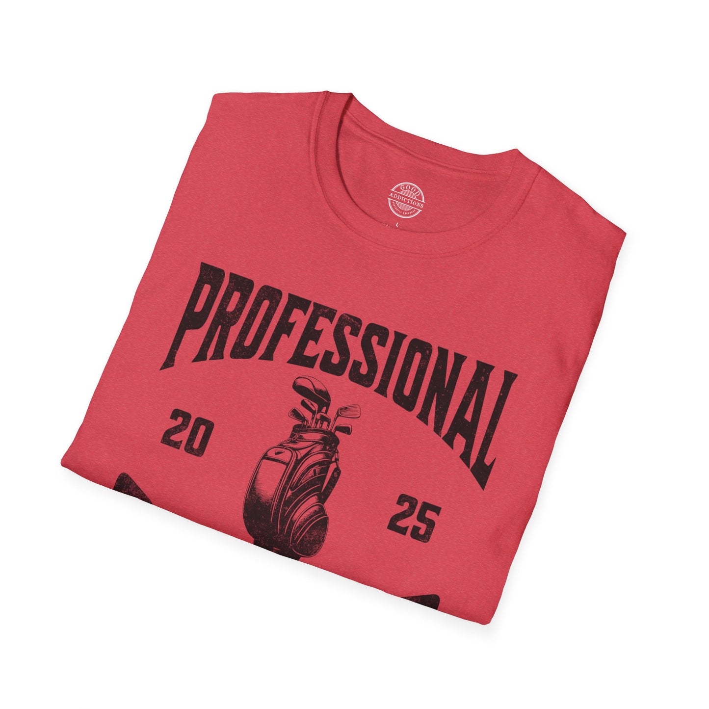 Professional Golfer T-Shirt – “Game On” Clean Golf Tee for Players, Coaches & Confident Swingers