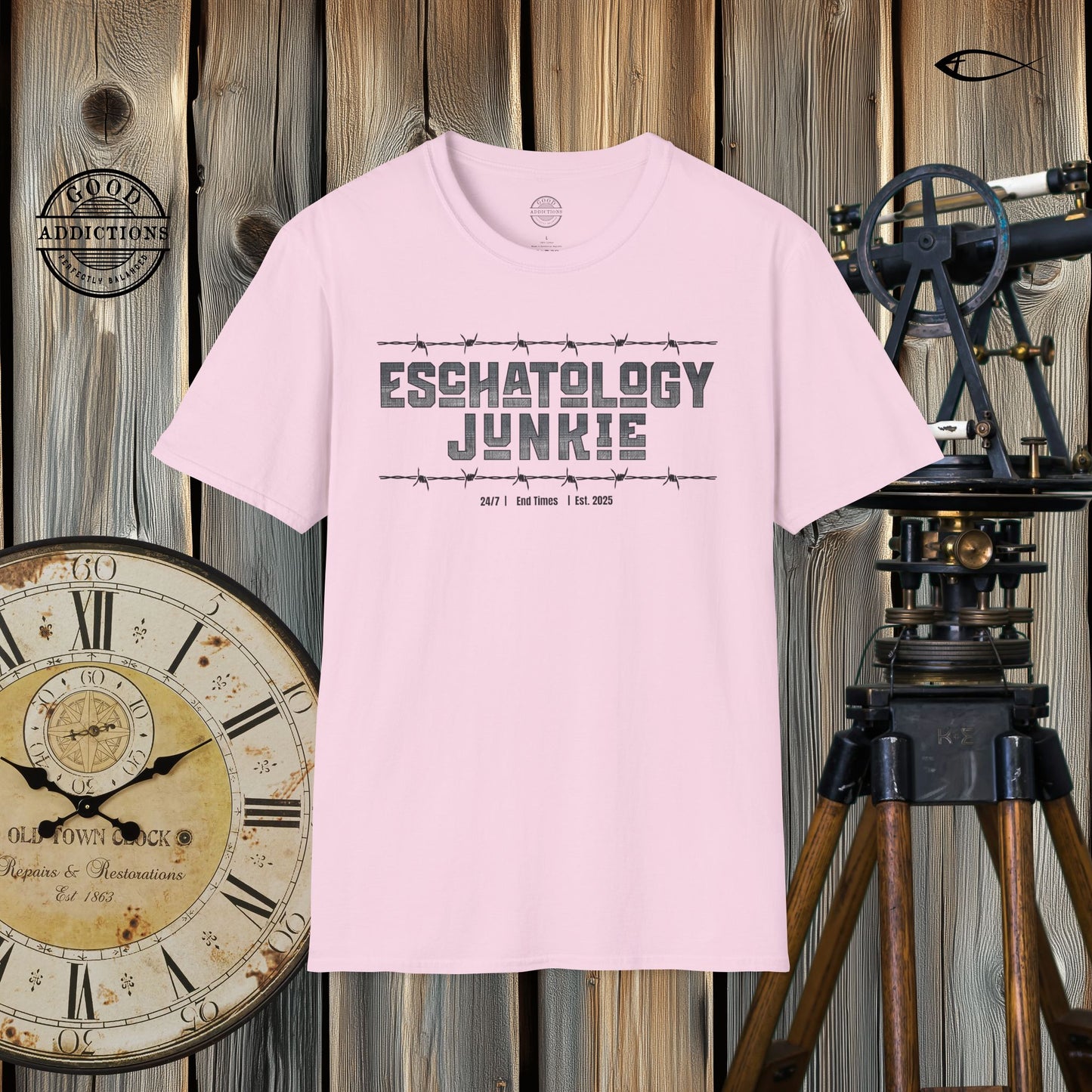 Eschatology Junkie -Unisex 100% Cotton Softstyle T-Shirt