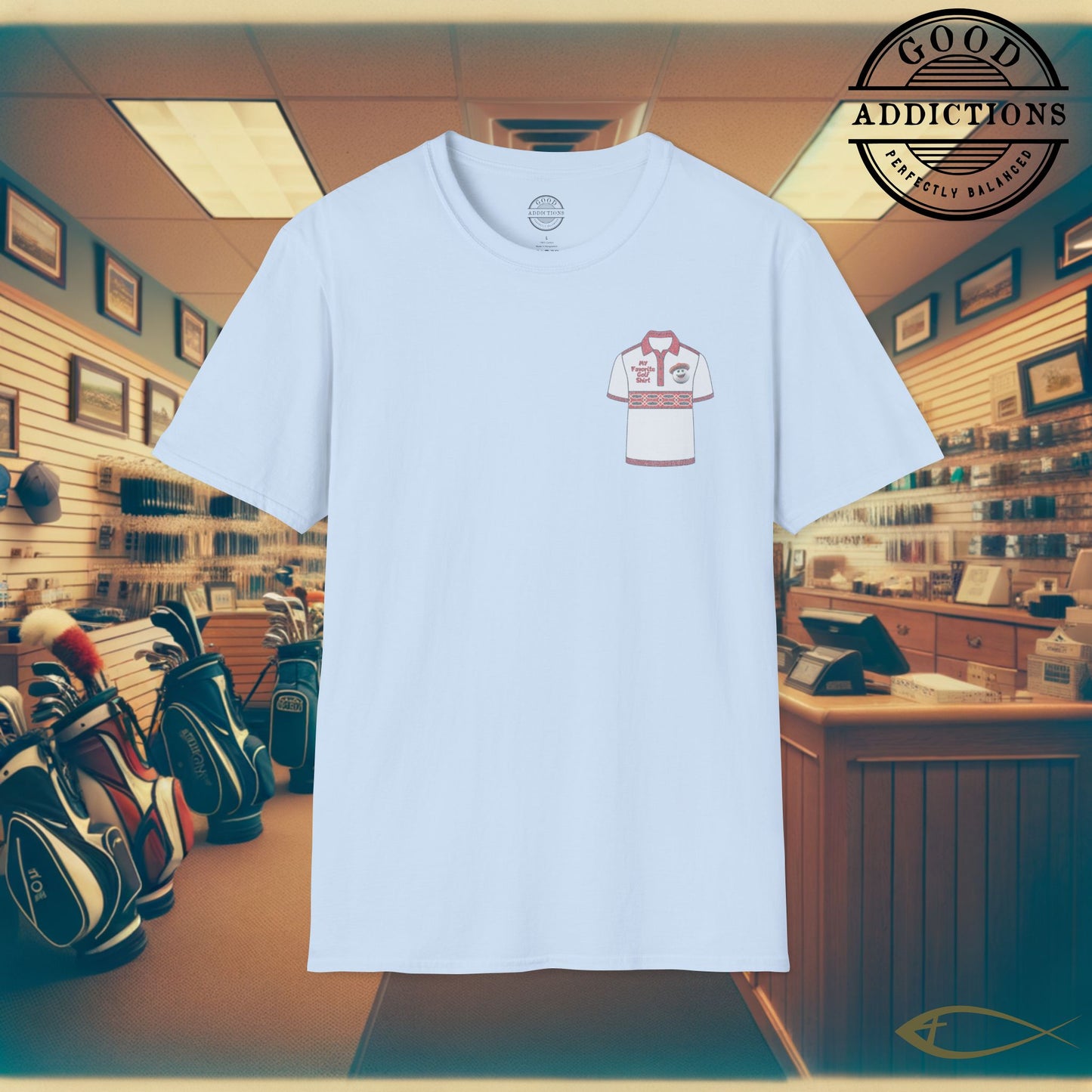 My Favorite Golf Shirt β Funny Minimalist Tee with Shirt Logo β Golf Humor for Players & Fans
