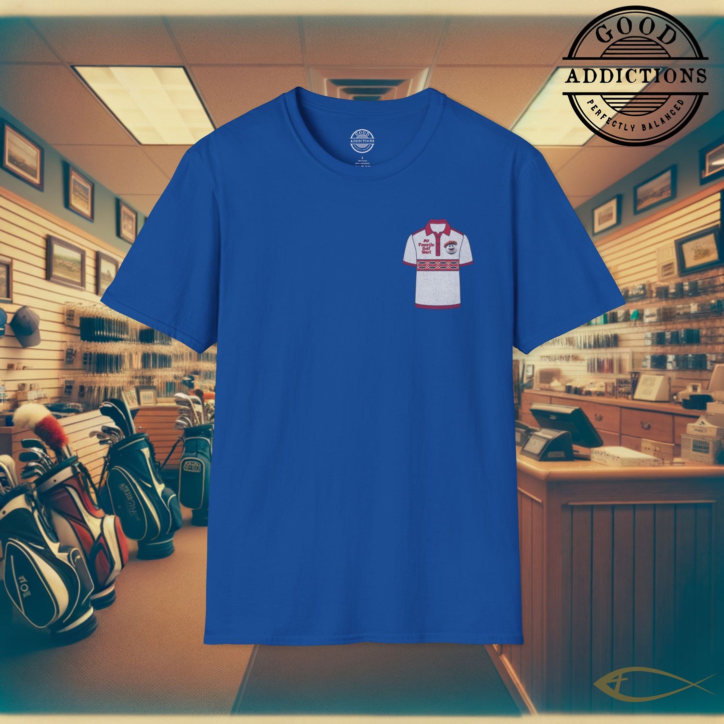 My Favorite Golf Shirt β Funny Minimalist Tee with Shirt Logo β Golf Humor for Players & Fans