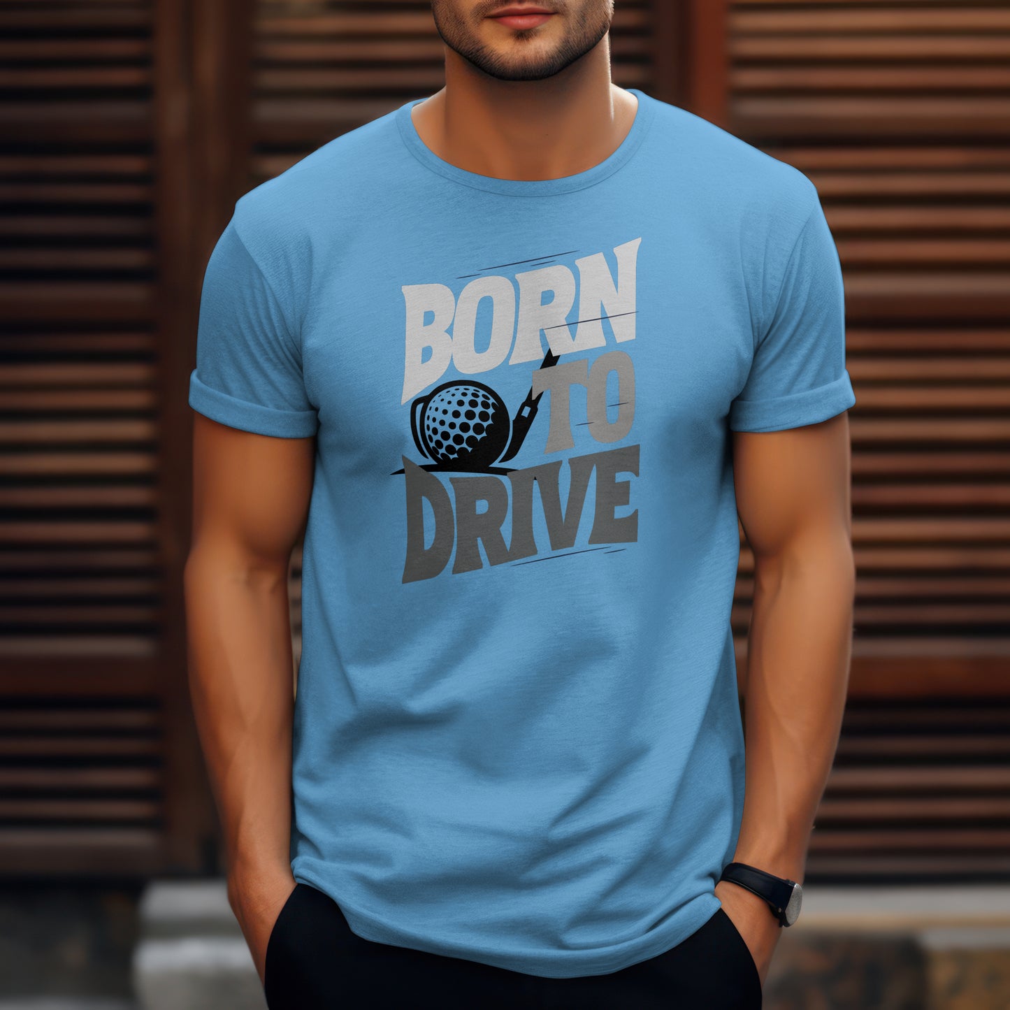 Born to Drive T-Shirt – “Golf Edition” Funny Tee for Long Hitters, Cart Lovers & Weekend Warriors