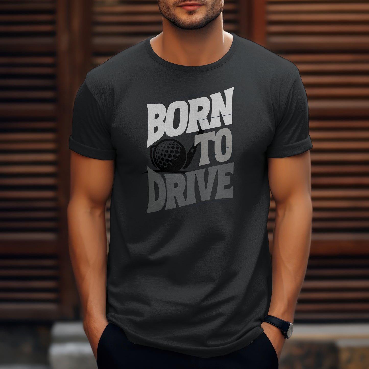 Born to Drive T-Shirt – “Golf Edition” Funny Tee for Long Hitters, Cart Lovers & Weekend Warriors