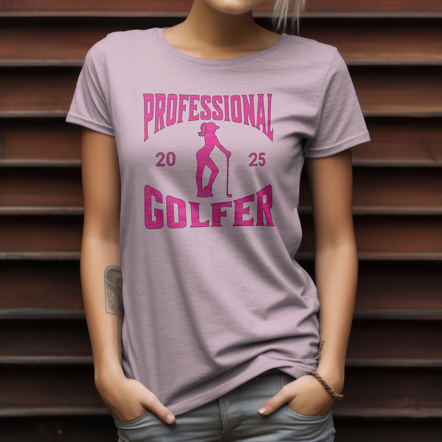 Professional Golfer T-Shirt – “Women’s Edition” Bold Golf Tee for Confident Players, Golf Babes & Fairway Queens