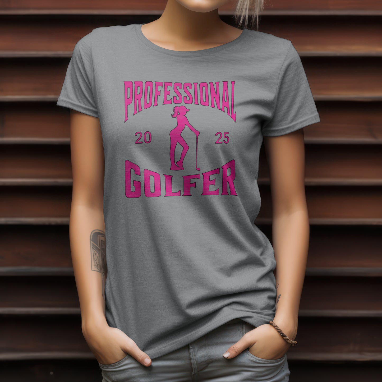 Professional Golfer T-Shirt – “Women’s Edition” Bold Golf Tee for Confident Players, Golf Babes & Fairway Queens