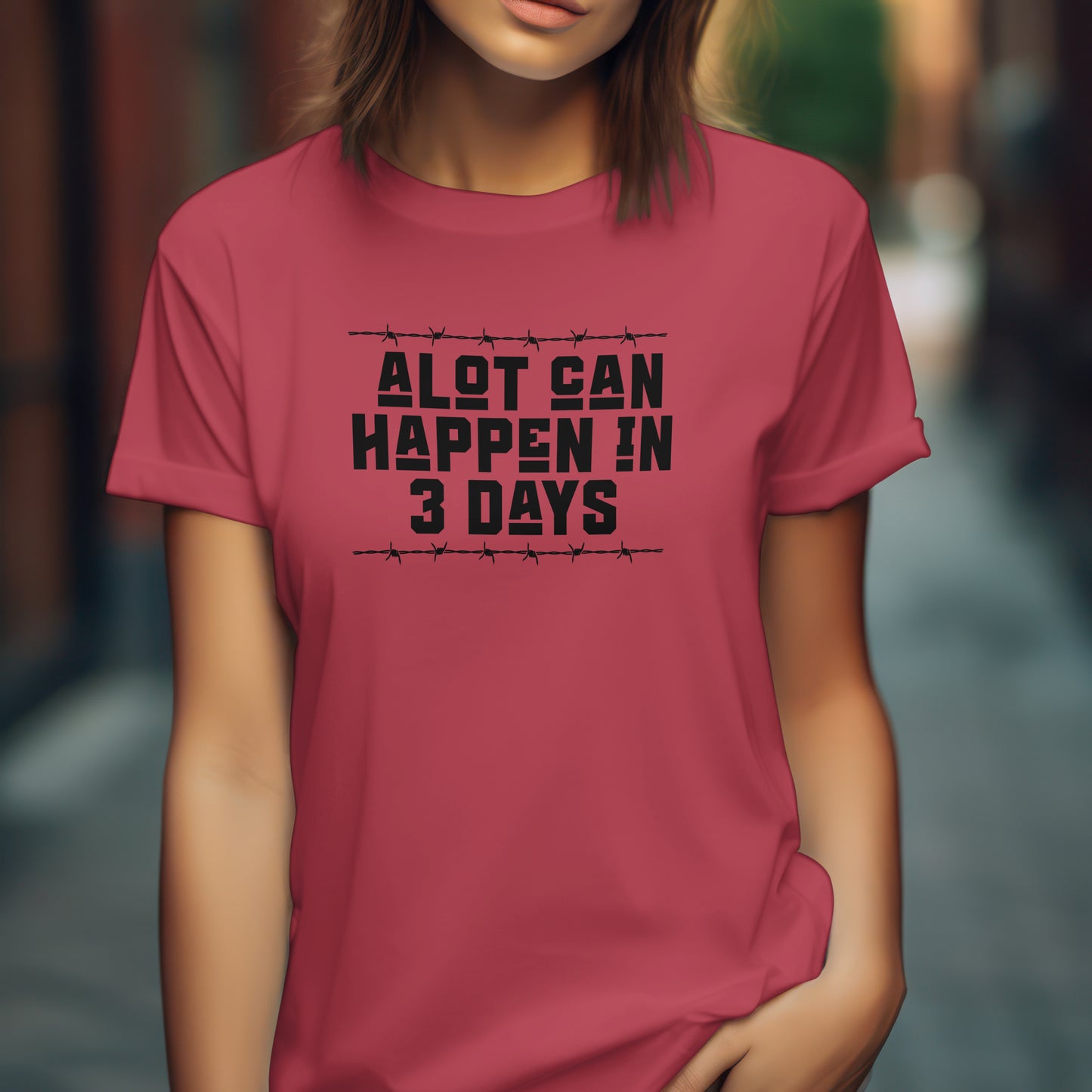 A Lot Can Happen in 3 Days T-Shirt – “Faith Over Fear” Christian Tee for Believers, Easter Worshippers & Hope Seekers