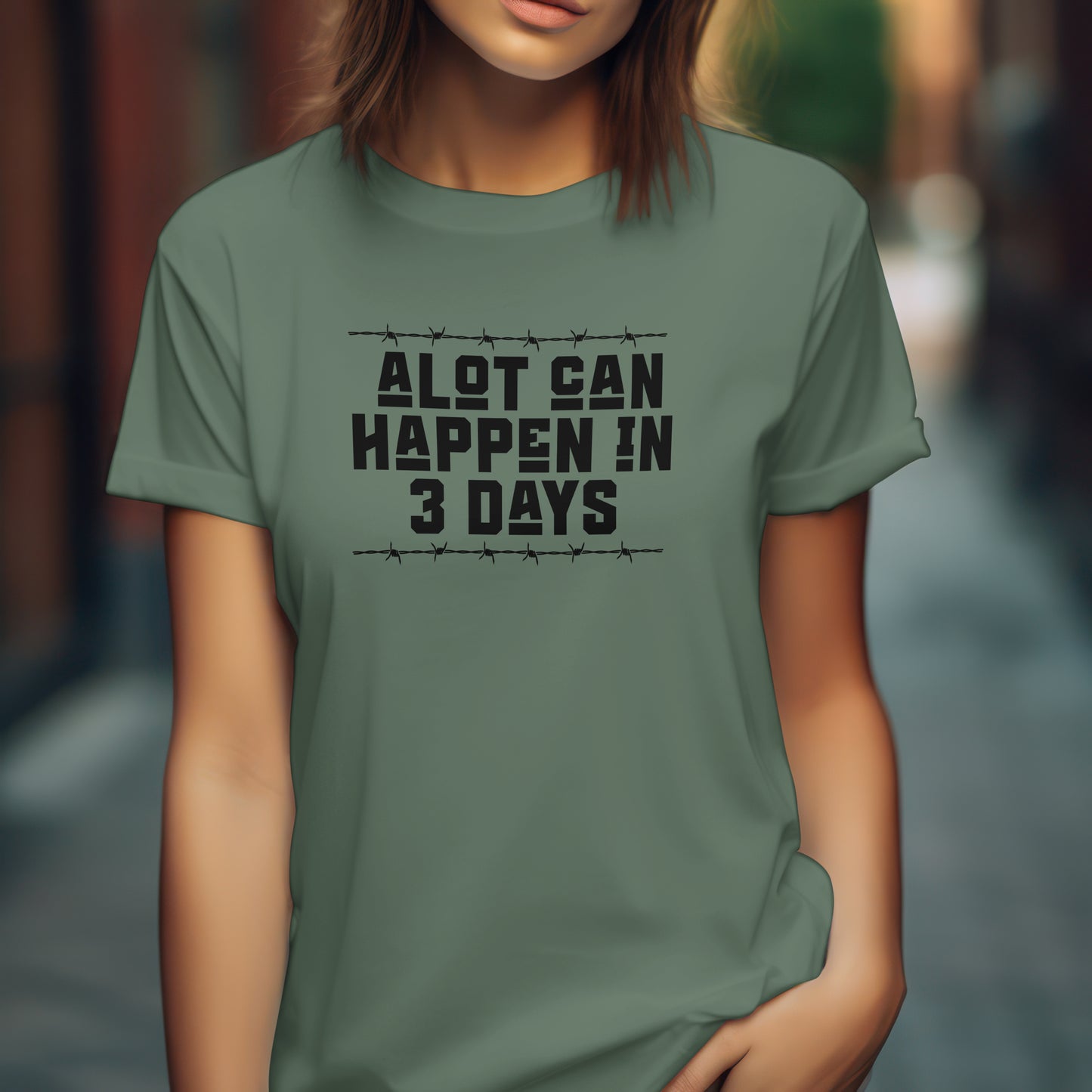 A Lot Can Happen in 3 Days T-Shirt – “Faith Over Fear” Christian Tee for Believers, Easter Worshippers & Hope Seekers