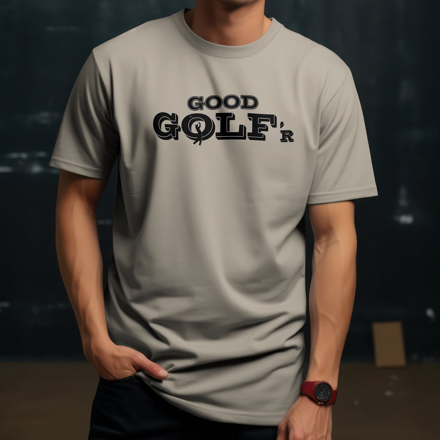 Good Golf’r T-Shirt – “Play Nice. Swing Smooth.” Good Addictions Tee for Weekend Warriors, Casual Players & Golf Addicts