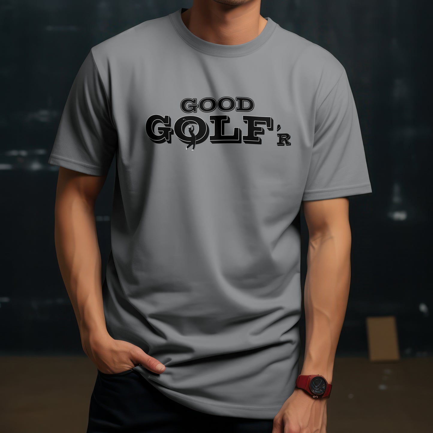 Good Golf’r T-Shirt – “Play Nice. Swing Smooth.” Good Addictions Tee for Weekend Warriors, Casual Players & Golf Addicts