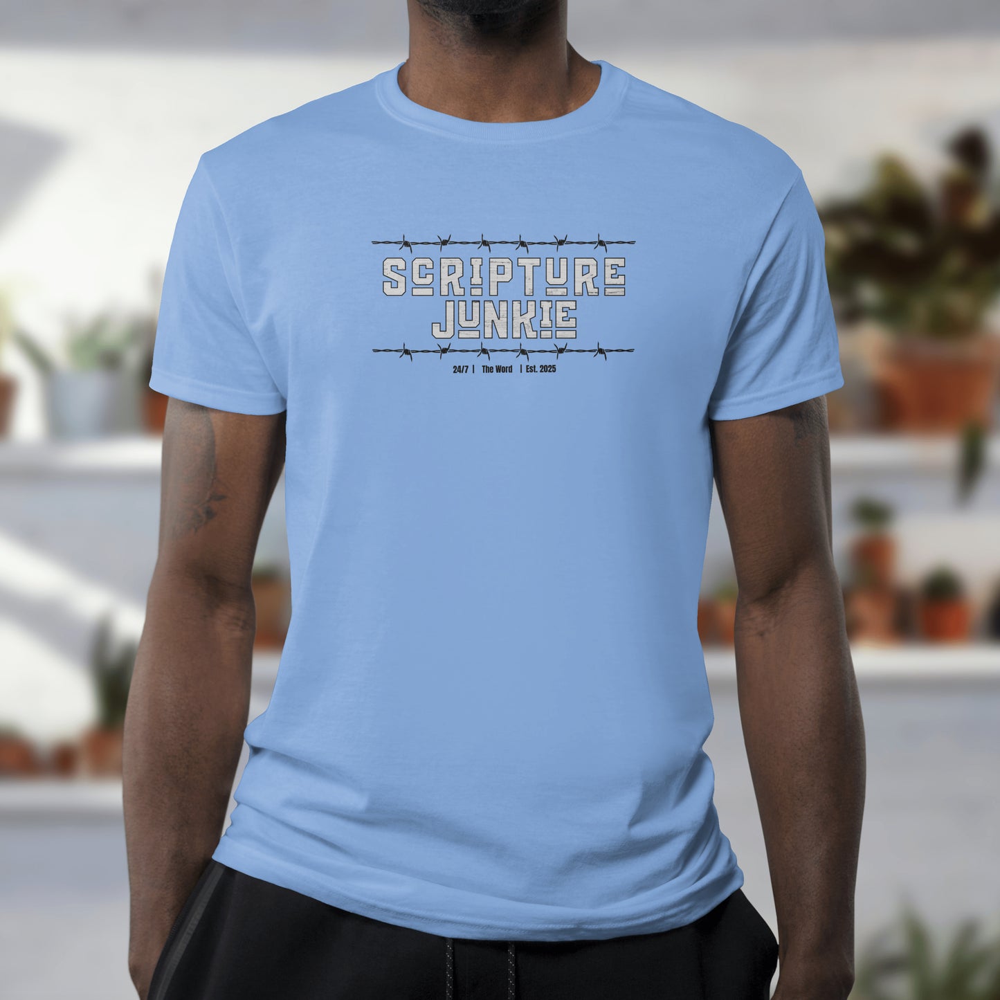 Scripture Junkie -Unisex 100% Cotton Softstyle T-Shirt