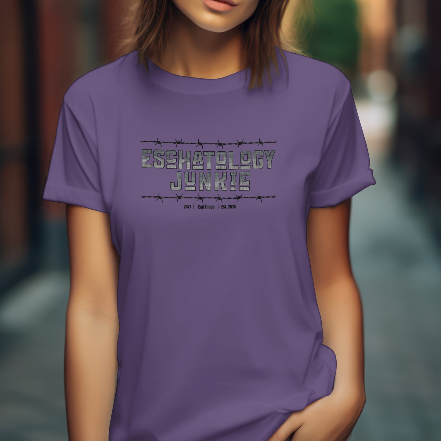 Eschatology Junkie -Unisex 100% Cotton Softstyle T-Shirt