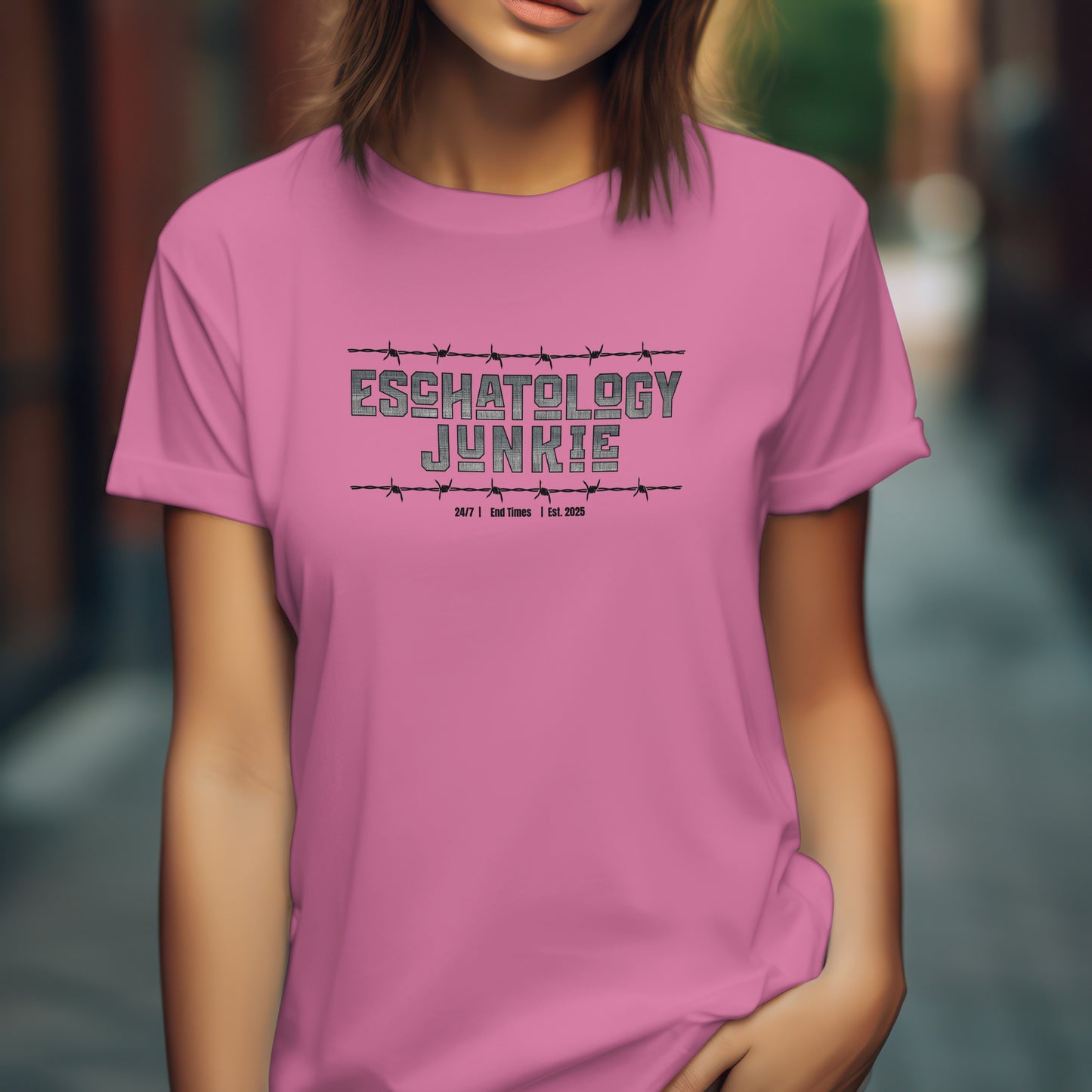 Eschatology Junkie -Unisex 100% Cotton Softstyle T-Shirt