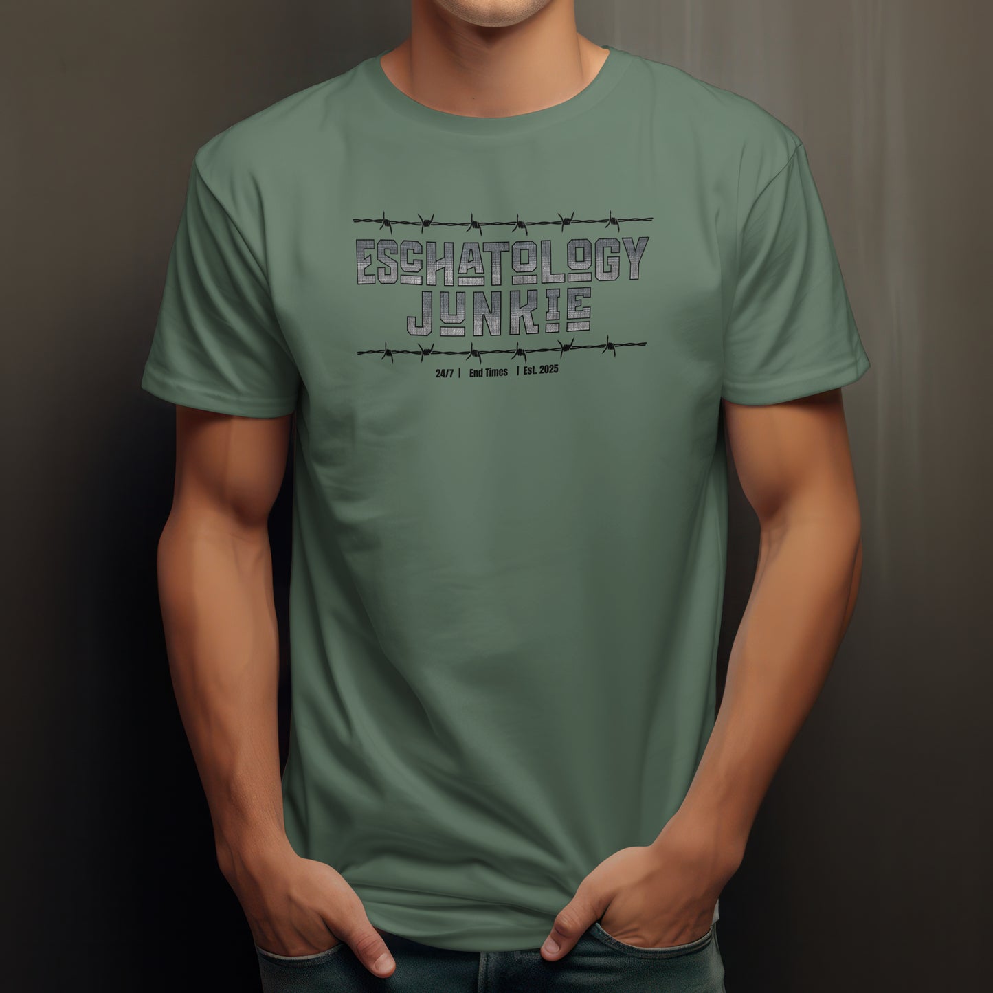 Eschatology Junkie -Unisex 100% Cotton Softstyle T-Shirt