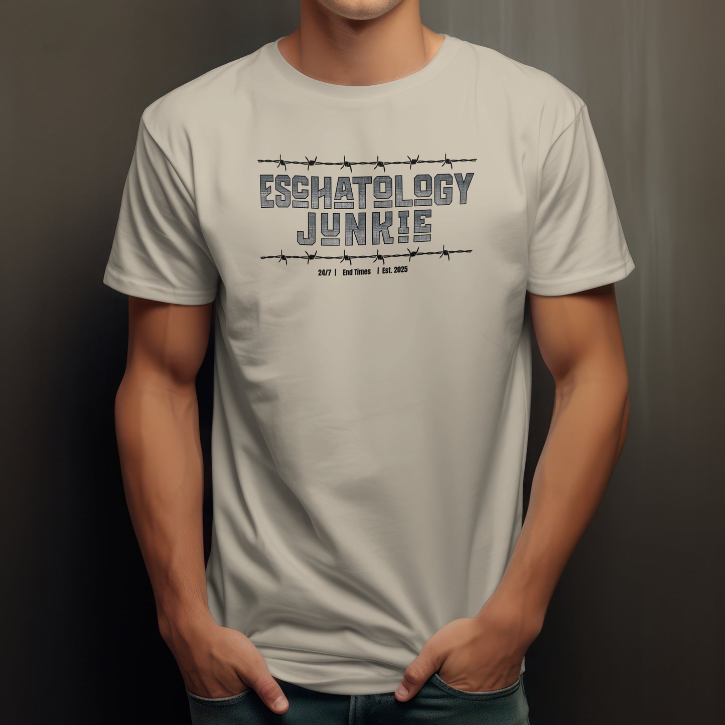 Eschatology Junkie -Unisex 100% Cotton Softstyle T-Shirt