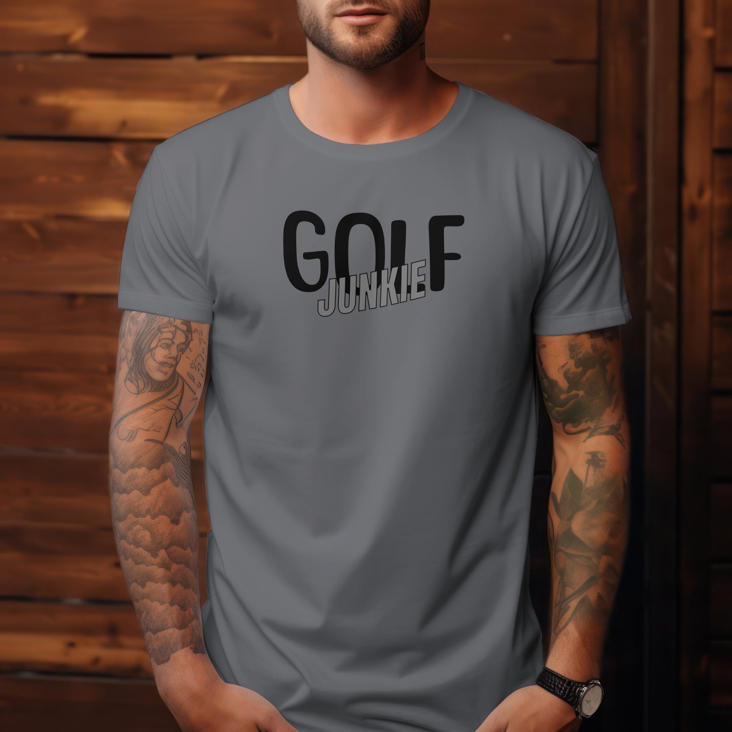 Golf Junkie T-Shirt – “Fairway Obsessed” Good Addictions Tee for Golfers, Weekend Warriors & Tee Time Addicts