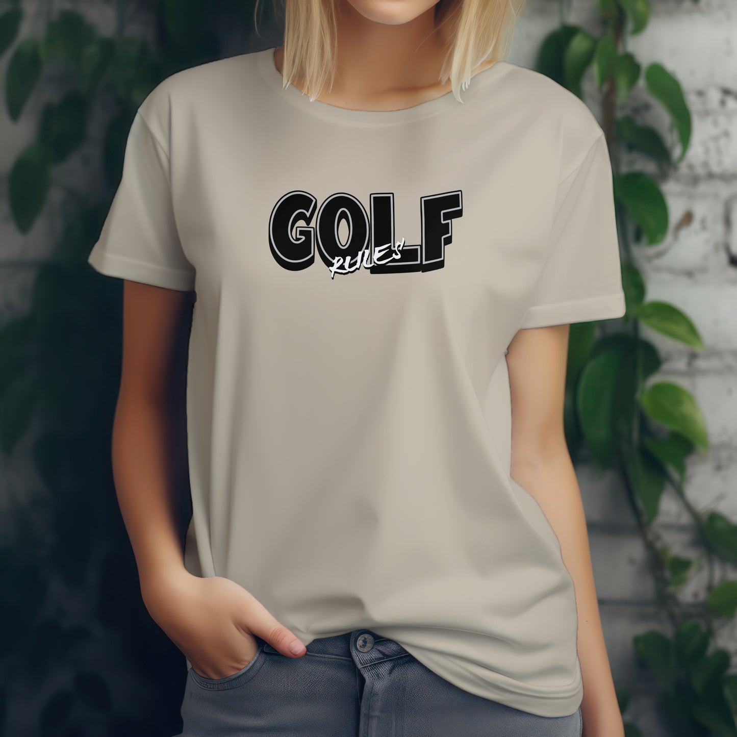 Golf Rules T-Shirt – “Classic Fairway Energy” Bold Tee for Golfers, Rule Sticklers & Game Day Players