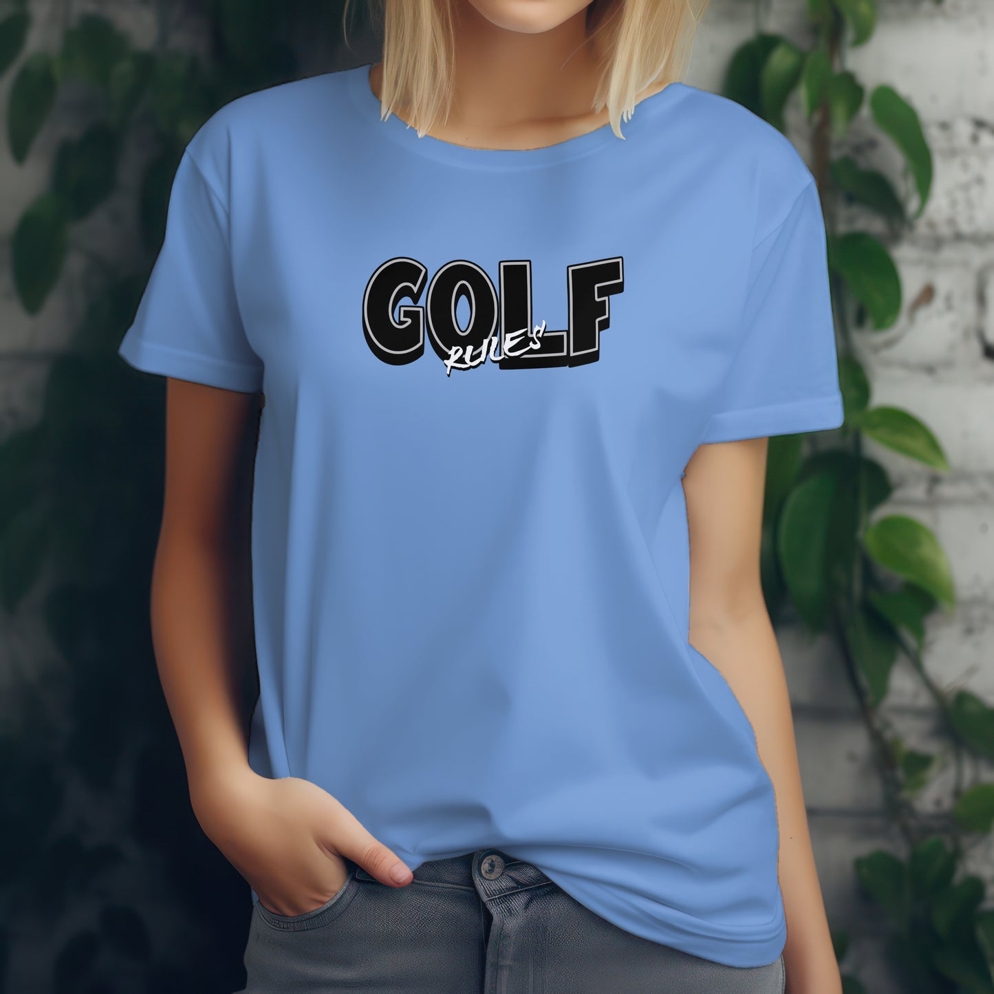 Golf Rules T-Shirt – “Classic Fairway Energy” Bold Tee for Golfers, Rule Sticklers & Game Day Players