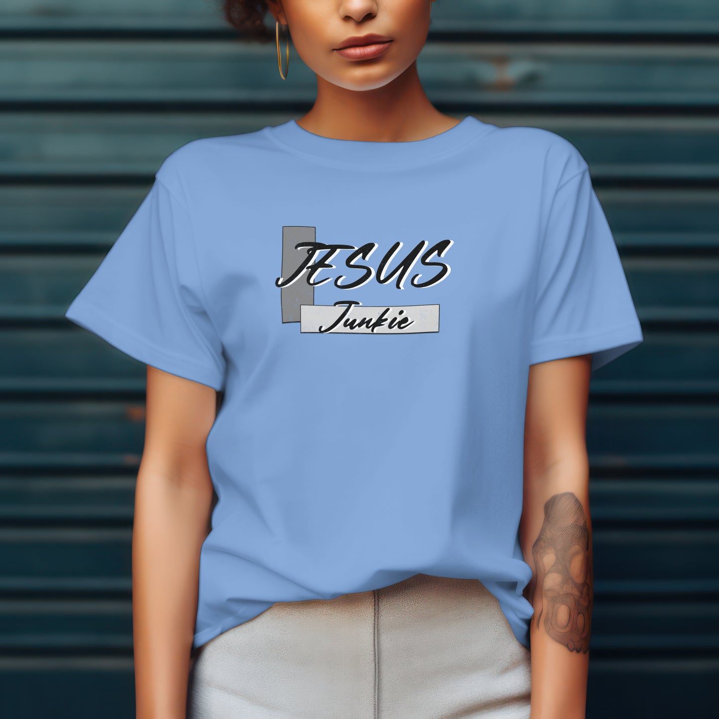 Jesus Junkie T-Shirt β Bold Christian Faith Tee for Believers, Worshippers & Kingdom-Minded Souls