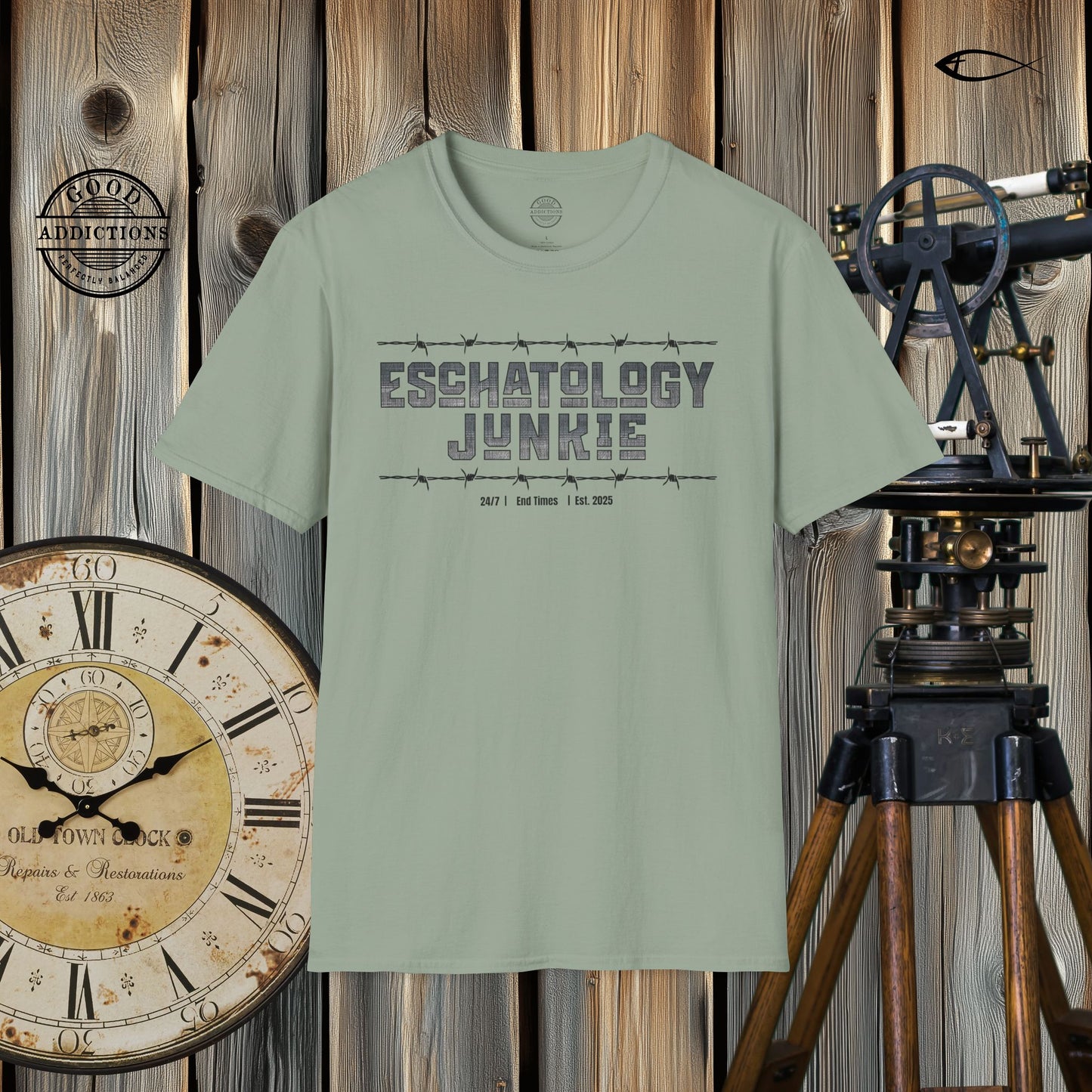 Eschatology Junkie -Unisex 100% Cotton Softstyle T-Shirt