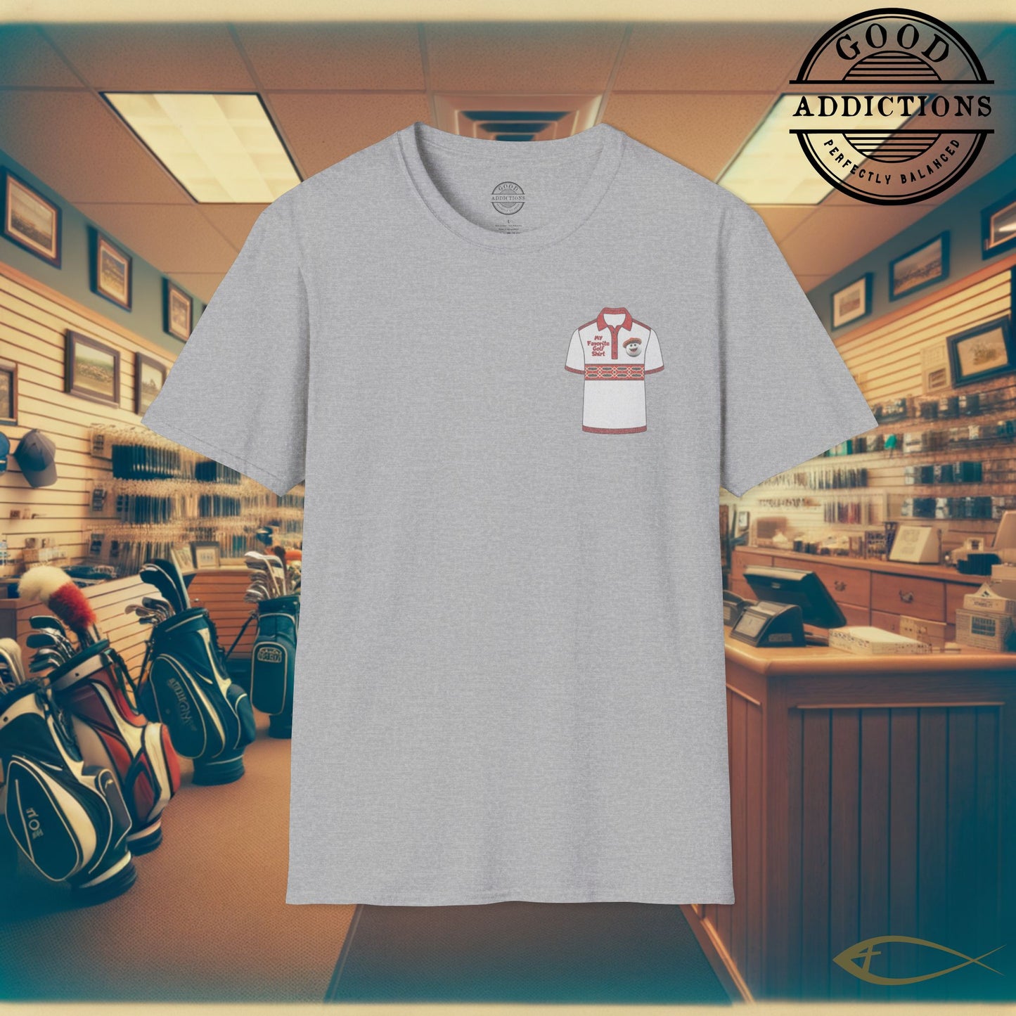 My Favorite Golf Shirt β Funny Minimalist Tee with Shirt Logo β Golf Humor for Players & Fans