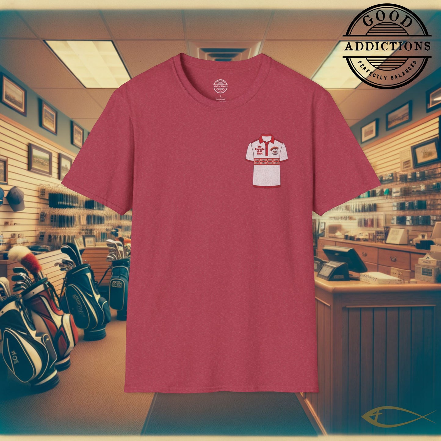 My Favorite Golf Shirt β Funny Minimalist Tee with Shirt Logo β Golf Humor for Players & Fans