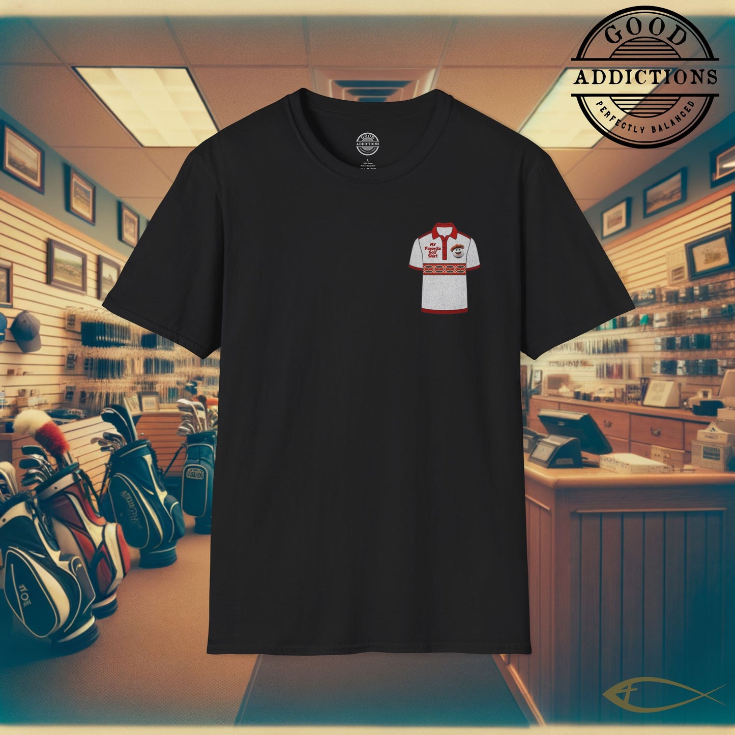 My Favorite Golf Shirt β Funny Minimalist Tee with Shirt Logo β Golf Humor for Players & Fans