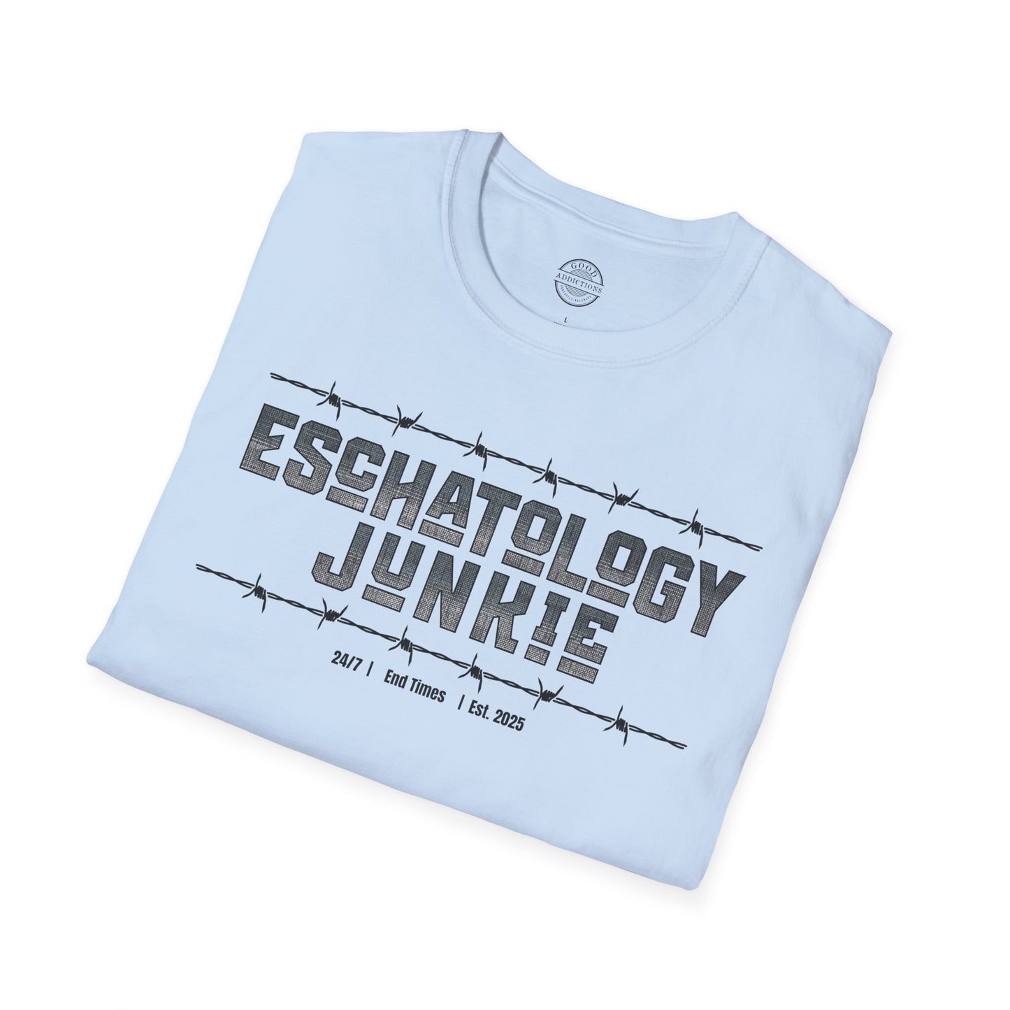 Eschatology Junkie -Unisex 100% Cotton Softstyle T-Shirt