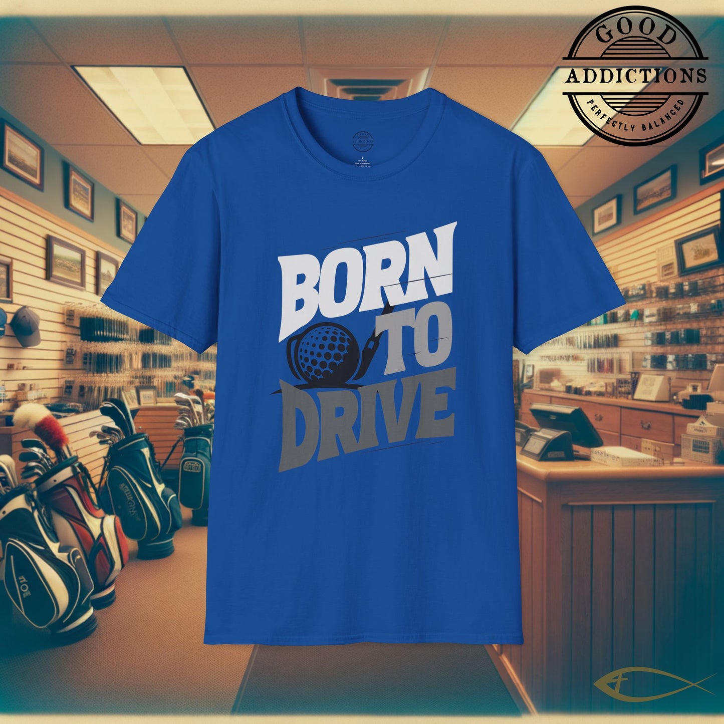 Born to Drive T-Shirt – “Golf Edition” Funny Tee for Long Hitters, Cart Lovers & Weekend Warriors