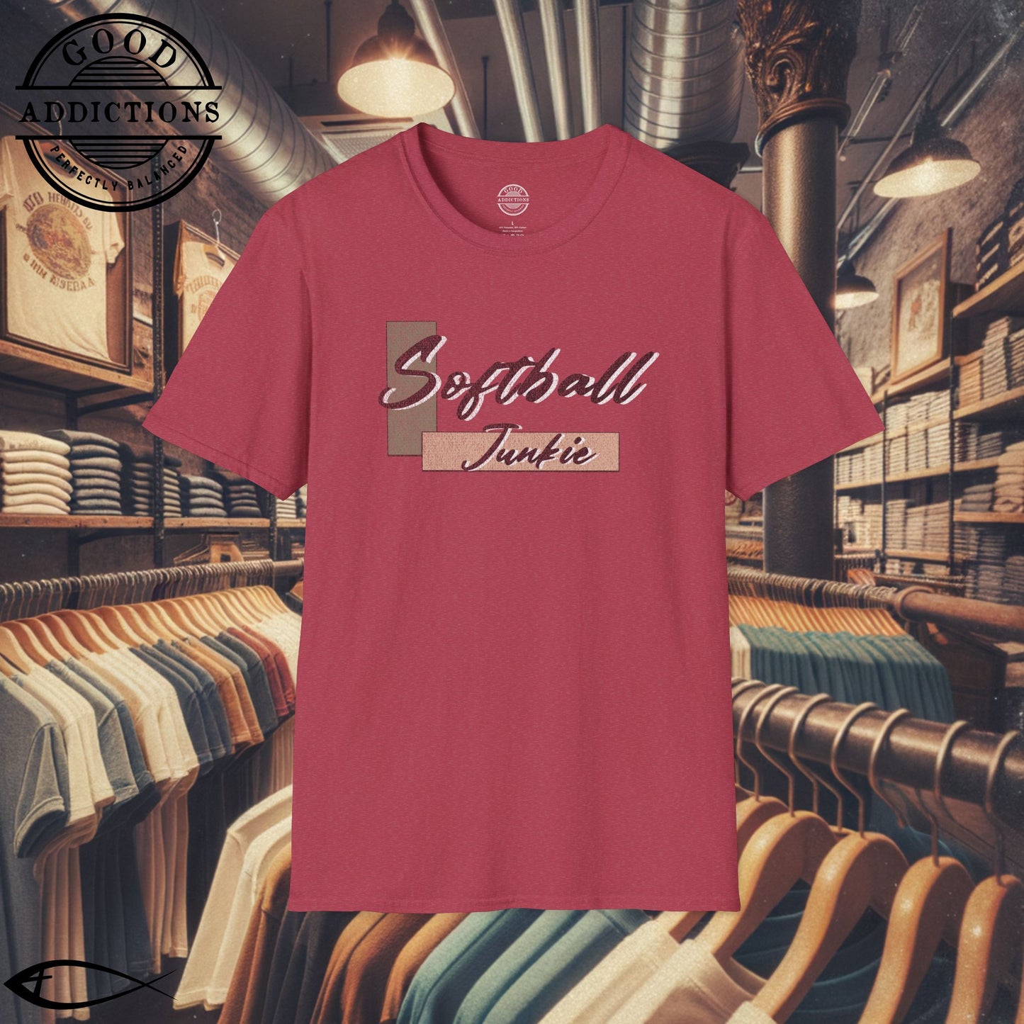 Softball Junkie T-Shirt – Bold Tee for Players, Coaches & Fans Who Live for the Game