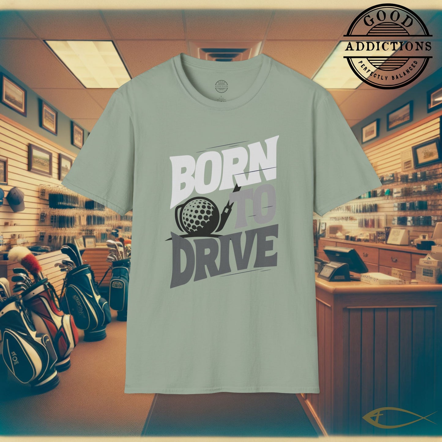 Born to Drive T-Shirt – “Golf Edition” Funny Tee for Long Hitters, Cart Lovers & Weekend Warriors