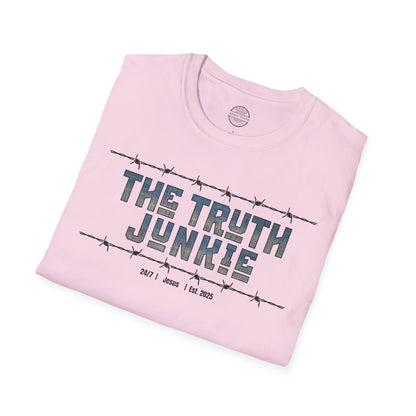 Truth Junkie -Unisex 100% Cotton T-Shirt -Faith Inspired