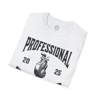 Professional Golfer T-Shirt – “Game On” Clean Golf Tee for Players, Coaches & Confident Swingers