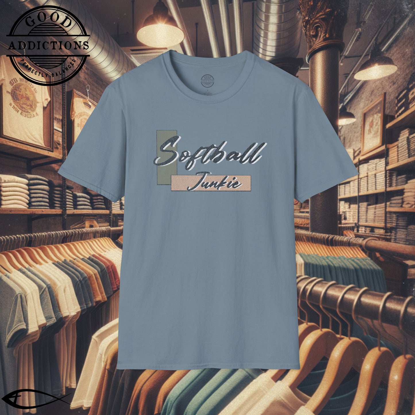 Softball Junkie T-Shirt – Bold Tee for Players, Coaches & Fans Who Live for the Game
