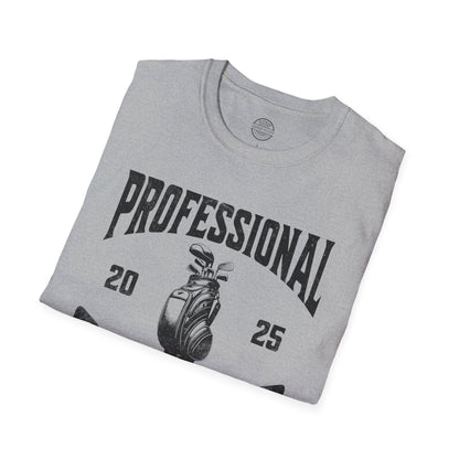 Professional Golfer T-Shirt – “Game On” Clean Golf Tee for Players, Coaches & Confident Swingers