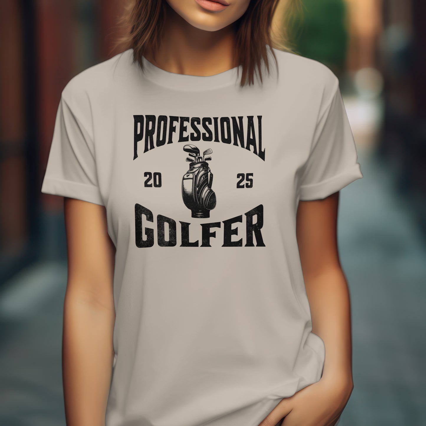 Professional Golfer T-Shirt – “Game On” Clean Golf Tee for Players, Coaches & Confident Swingers