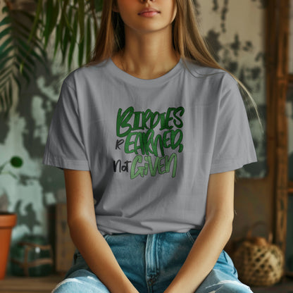 Birdies Are Earned Not Given T-Shirt – “Grind Mode Golf” Tee for Players, Clutch Putters & Serious Swingers