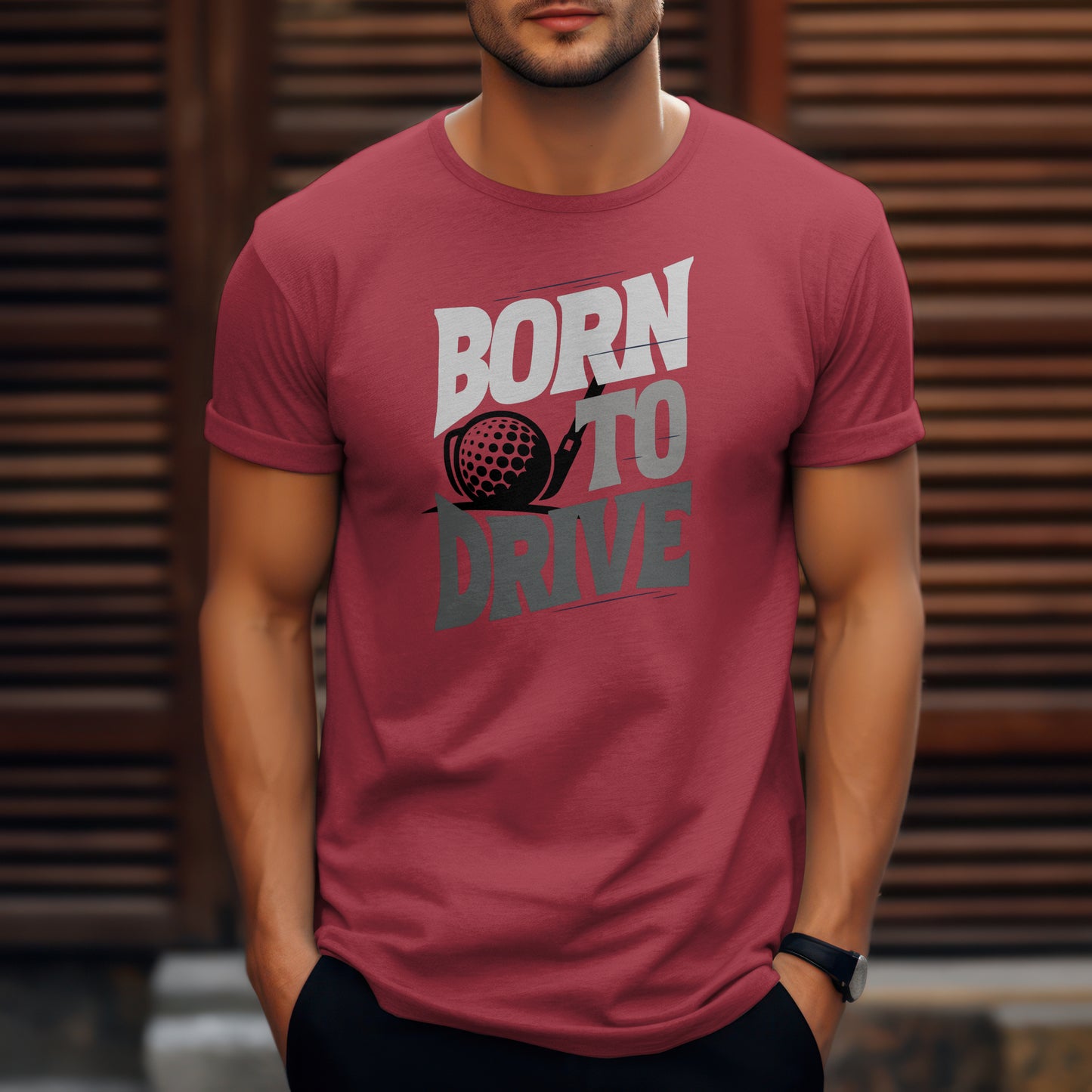 Born to Drive T-Shirt – “Golf Edition” Funny Tee for Long Hitters, Cart Lovers & Weekend Warriors