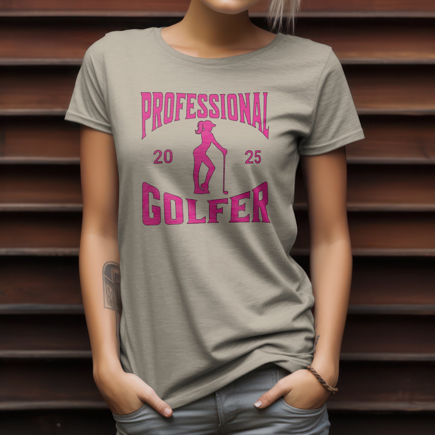 Professional Golfer T-Shirt – “Women’s Edition” Bold Golf Tee for Confident Players, Golf Babes & Fairway Queens