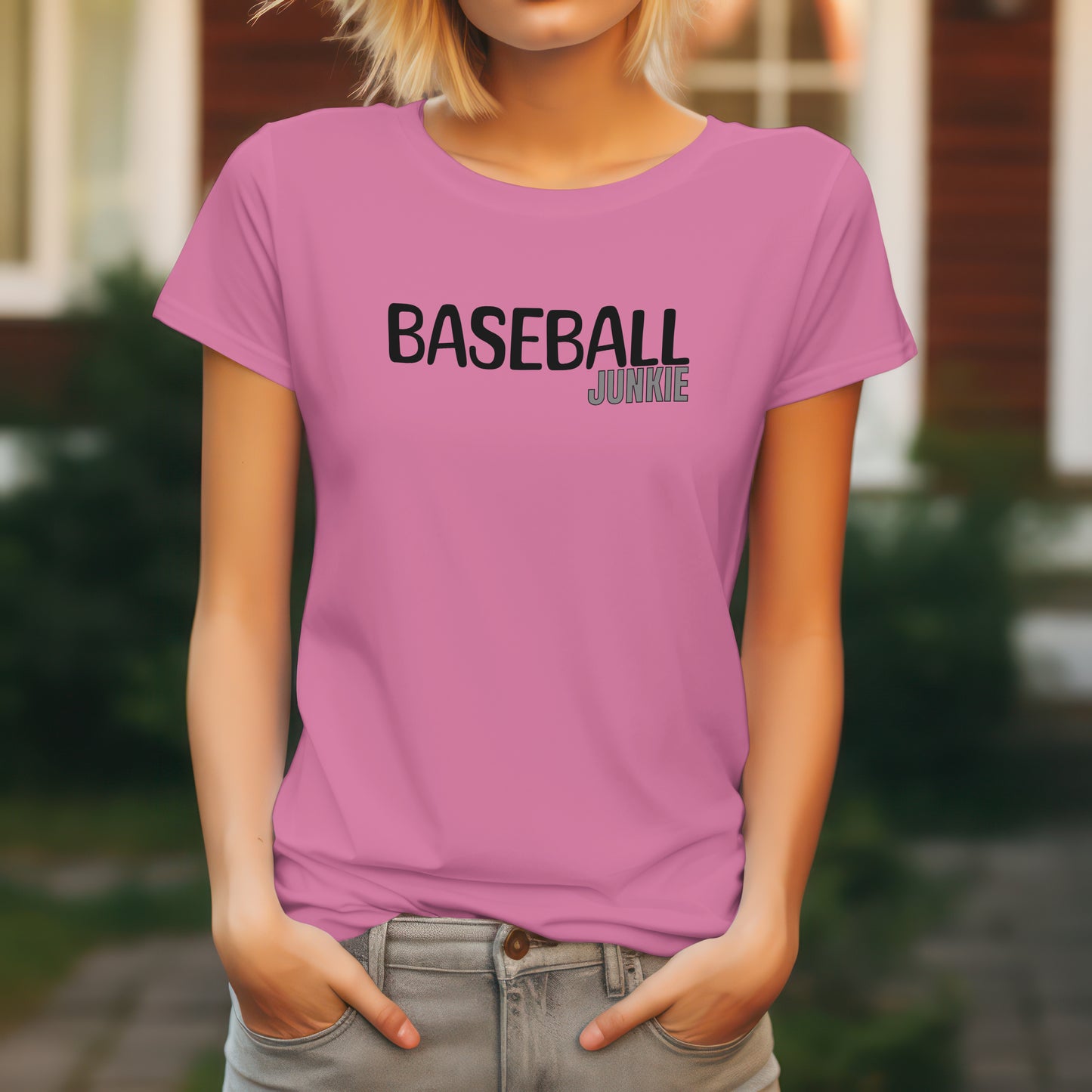 Baseball Junkie T-Shirt – “Diamond Obsessed” Good Addictions Tee for Players, Fans & Game Day Diehards