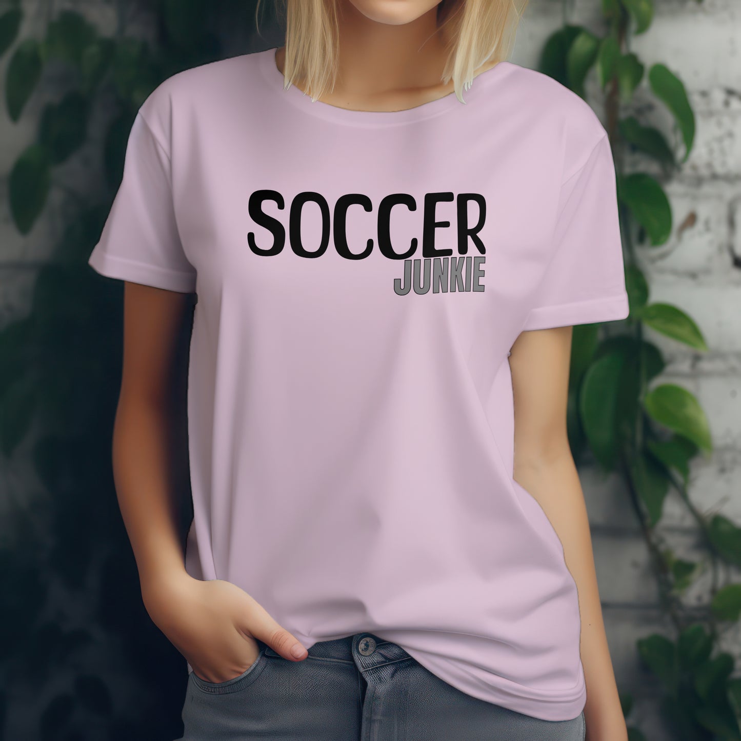 Soccer Junkie T-Shirt – “Pitch Obsessed” Good Addictions Tee for Players, Fans & Football Fanatics