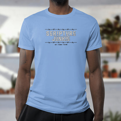 Scripture Junkie -Unisex 100% Cotton Softstyle T-Shirt