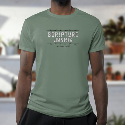 Scripture Junkie -Unisex 100% Cotton Softstyle T-Shirt