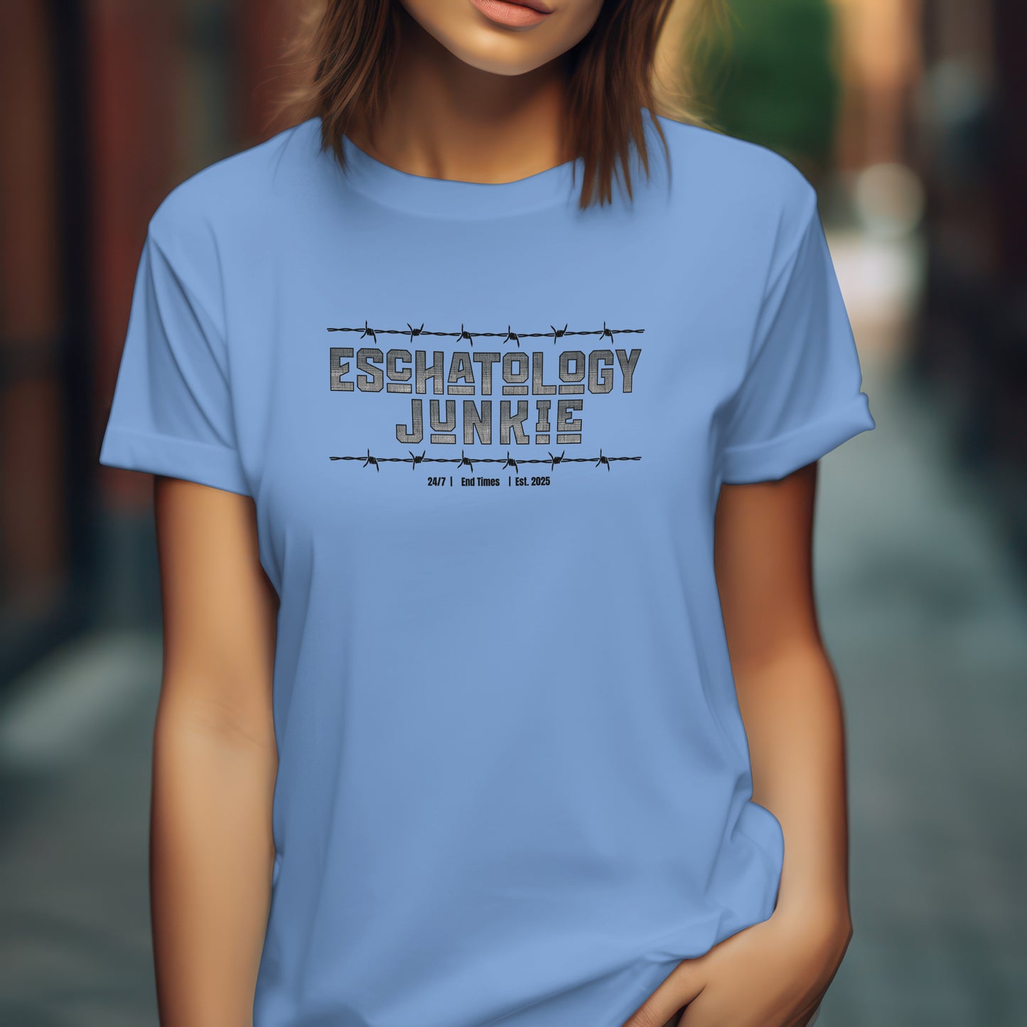Eschatology Junkie -Unisex 100% Cotton Softstyle T-Shirt