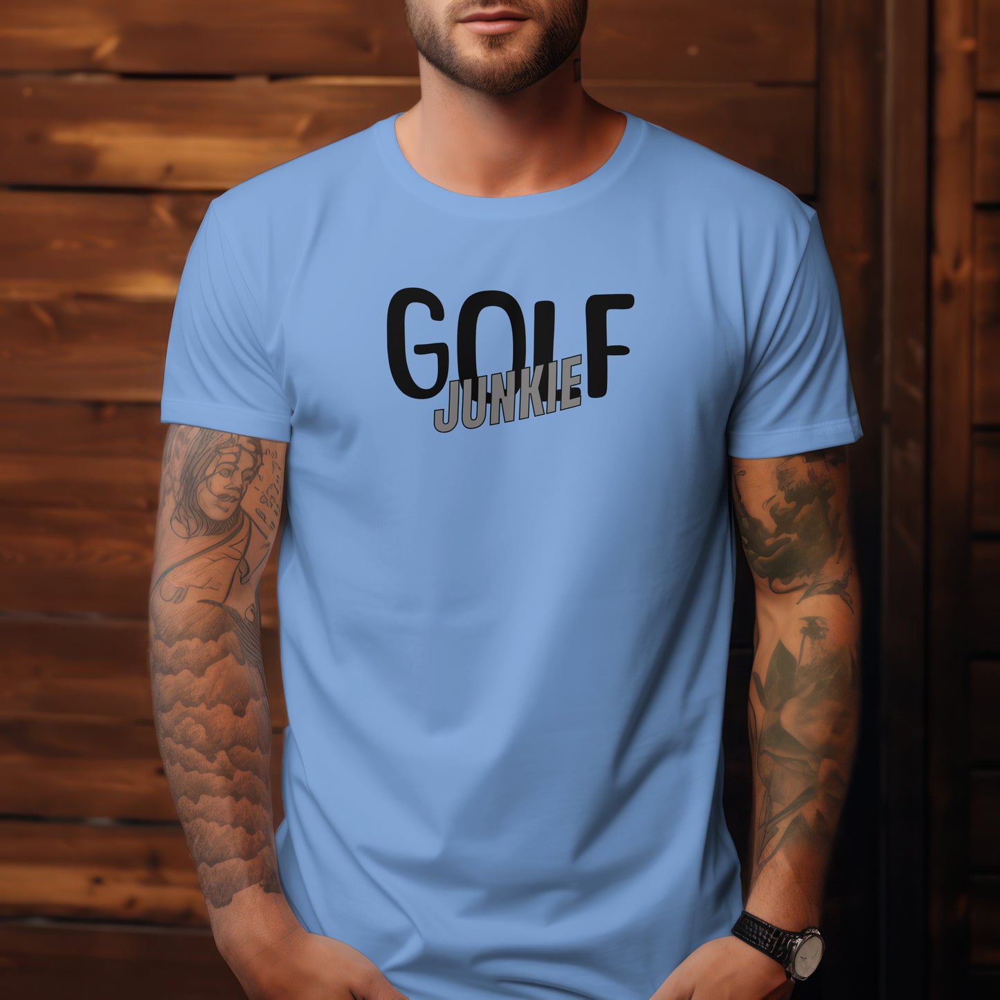 Golf Junkie T-Shirt – “Fairway Obsessed” Good Addictions Tee for Golfers, Weekend Warriors & Tee Time Addicts