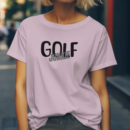Golf Junkie T-Shirt – “Fairway Obsessed” Good Addictions Tee for Golfers, Weekend Warriors & Tee Time Addicts