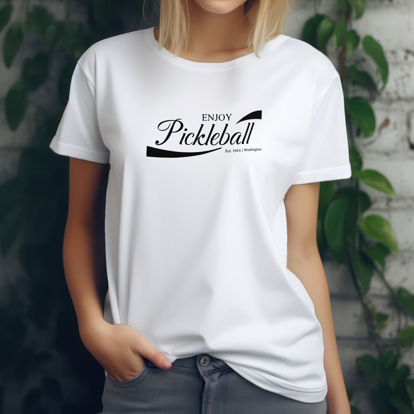 Enjoy Pickleball T-Shirt – “Chill & Dink” Good Addictions Tee for Paddle Lovers, Court Jokers & Pickleball Addicts