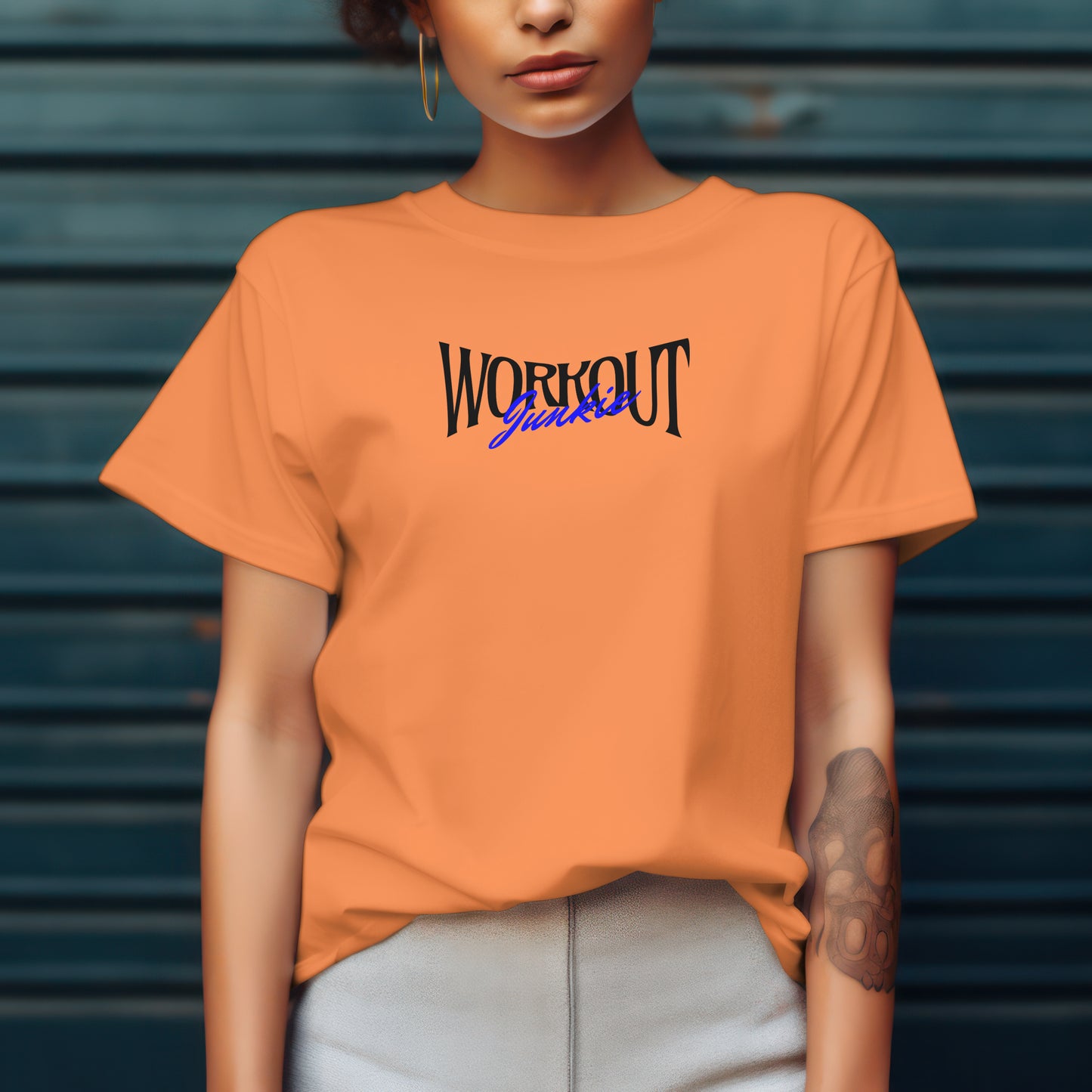 Workout Junkie T-Shirt – “Fitness Obsessed” Gym Motivation Tee for Lifters, Cardio Kings & Sweat Addicts
